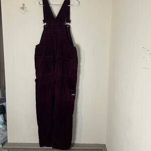 Purple Corduroy Overalls